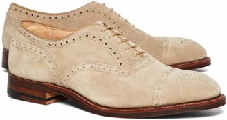 Brooks Brothers Suede Perforated Captoes
