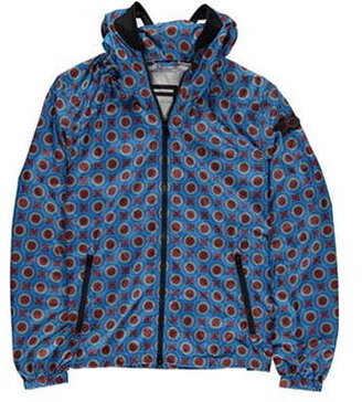 AI Riders on the Storm Patterned Zip Through Jacket