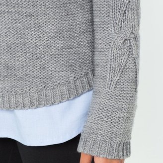 La Redoute R essentiel Round Neck Patterned Knit Sweater