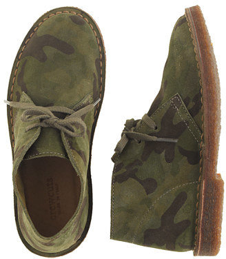 J.Crew Kids' suede MacAlister boots in camo