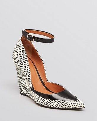 Rachel Roy Pointed Toe Wedge Pumps - Avelli Ankle Strap