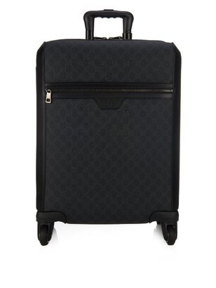 Gucci Monogram GG trolley suitcase