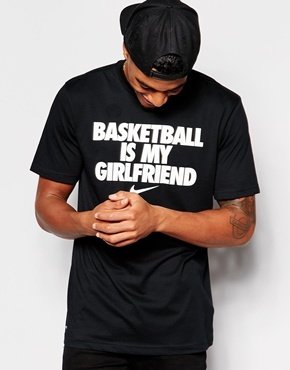 Nike Girlfriend T-Shirt - Black
