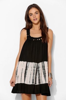 Urban Outfitters Staring At Stars Gauze Tie-Dye Tank Dress