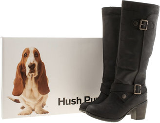 Hush Puppies Womens Black Marshfield Moorland Boots