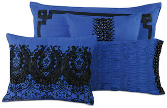 Nanette Lepore CLOSEOUT! Villa Peacock Cobalt 12" x 20" Decorative Pillow