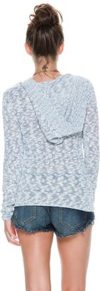 Roxy Warmheart Hood Poncho Sweater