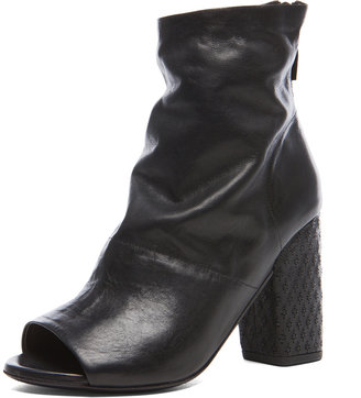 Marsèll Open Toe Leather Ankle Booties