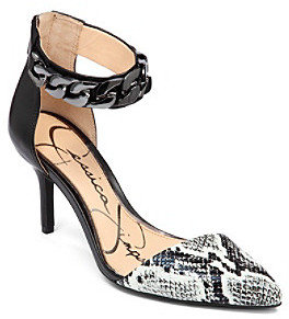 Jessica Simpson Weelee" Dress Pumps with Embellished Ankle Strap