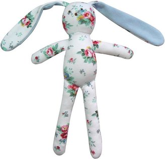 Blue Floral Bunny Toy