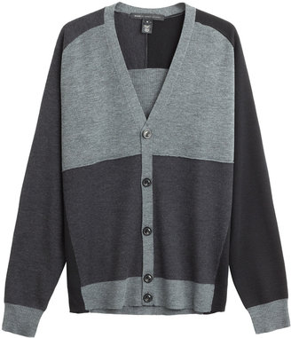 Marc by Marc Jacobs Wool Colorblock Cardigan