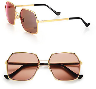 CUTLER AND GROSS 55mm Hexagon Sunglasses