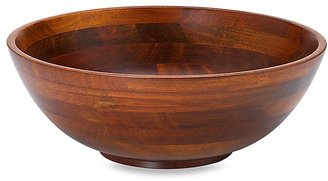 Lipper Cherry Wood Footed Salad Bowl