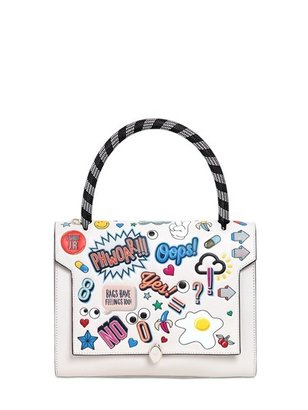 Anya Hindmarch Bathurst Stickers Printed Leather Bag