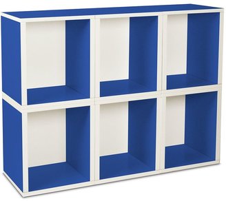 Way Basics 6-pk. zBoard Storage Cubes Plus - Blue