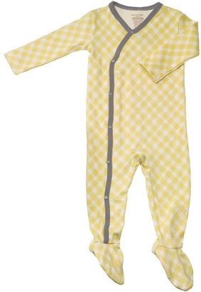 Petunia Pickle Bottom Footed Union Suit in Etched Check