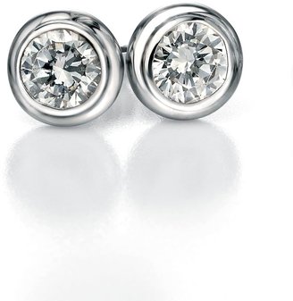 Fiorelli Silver Round clear cubic zirconia stud earrings