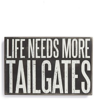 PRIMITIVES BY KATHY 'Life Needs More Tailgates' Tray