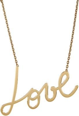 Lanvin Love" Short Pendant Necklace