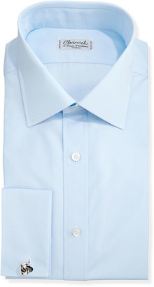 Charvet Poplin French-Cuff Shirt