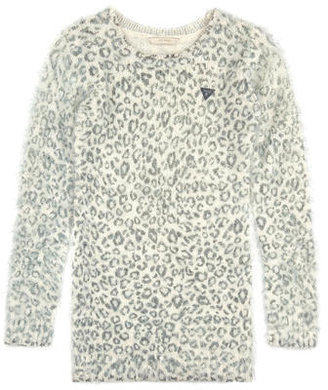 GUESS leopard acrylic knit dress