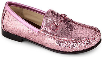 Gucci Girls glitter loafers 6-8 years