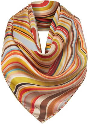 Paul Smith Silk swirl square scarf