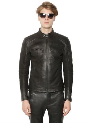 Belstaff Archer Oiled Suede & Leather Moto Jacket - ShopStyle