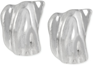 Robert Lee Morris Soho Silver-Tone Sculptural Large Stud Earrings
