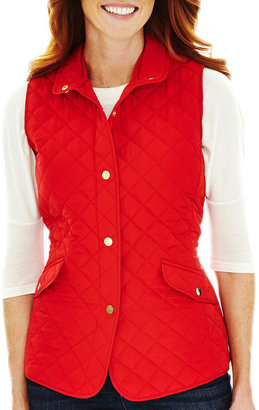 JCPenney St. John's Bay Quilted Vest