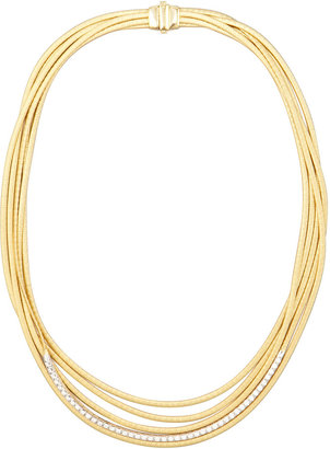 Marco Bicego Diamond Cairo 18k Five-Strand Necklace