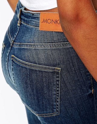 Monki Mid Blue Jeans