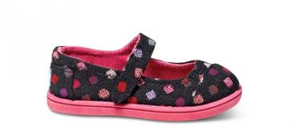 Toms Pink wool dot tiny mary janes