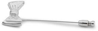 Lanvin Bow Tie Rhodium-Plated Lapel Pin