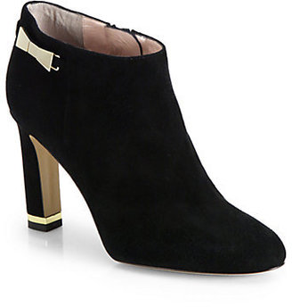 Kate Spade Aldaz Suede Buckle Ankle Boots