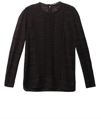 Isabel Marant Tess embroidered gauze top