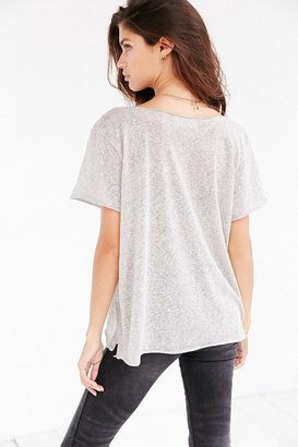 Urban Outfitters Project Social T Textured-Knit V-Neck Tee