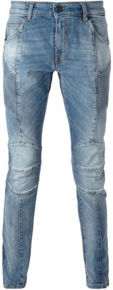 Balmain PIERRE ribbed stone washed jeans