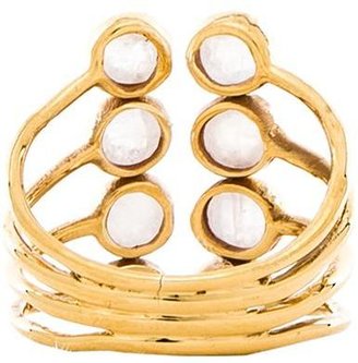 Jacquie Aiche Eight Gem Open Ring