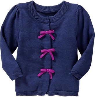 T&G Bow-Tie Cardigans for Baby