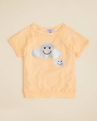 Wildfox Couture Girls' Happy Clouds Camden Top - Sizes 7-14