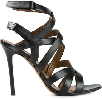 Agnona strappy stiletto sandals