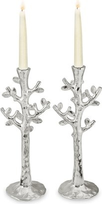 Michael Aram Set of 2 Tree of Life Candlestick Holders