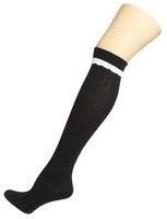 Dorothy Perkins Womens Black Scallop Knee High Socks- Black