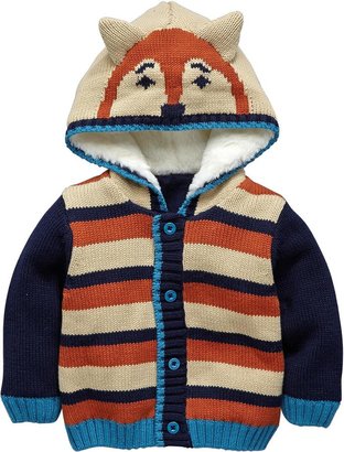 Ladybird Baby Boys Fox Stripe Knitted Cardigan