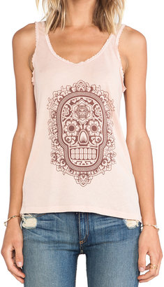 Obey Day of the Dead Floral Tank