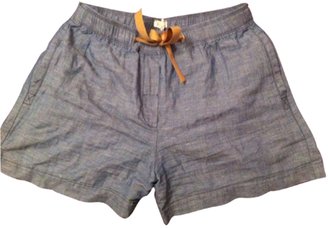 Claudie Pierlot Blue Cotton Shorts