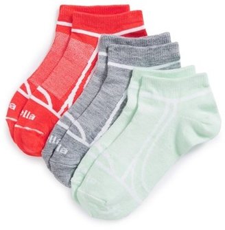 Zella 'Fitness' Liner Socks (3-Pack)