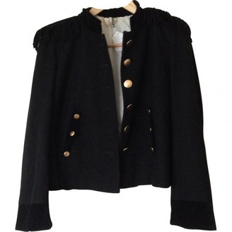 Topshop Black Wool Jacket