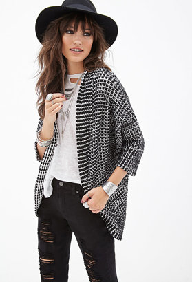 Forever 21 Forever21 Open-Front Batwing Cardigan